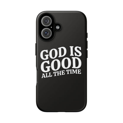 God Is Good iPhone Phone Case (Black)