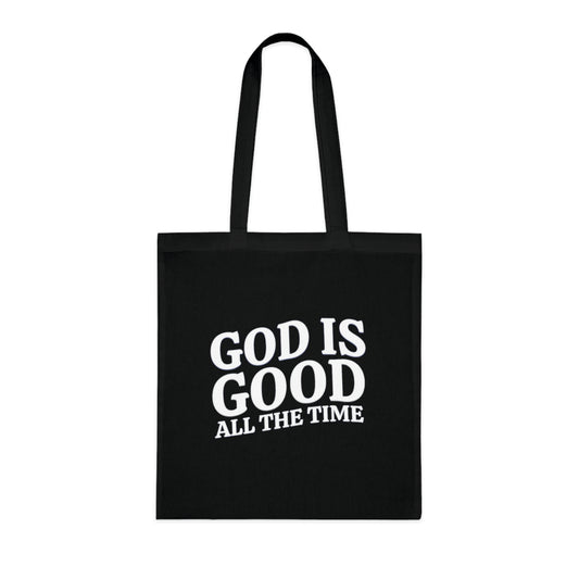 Black God Is Good Tote Bag