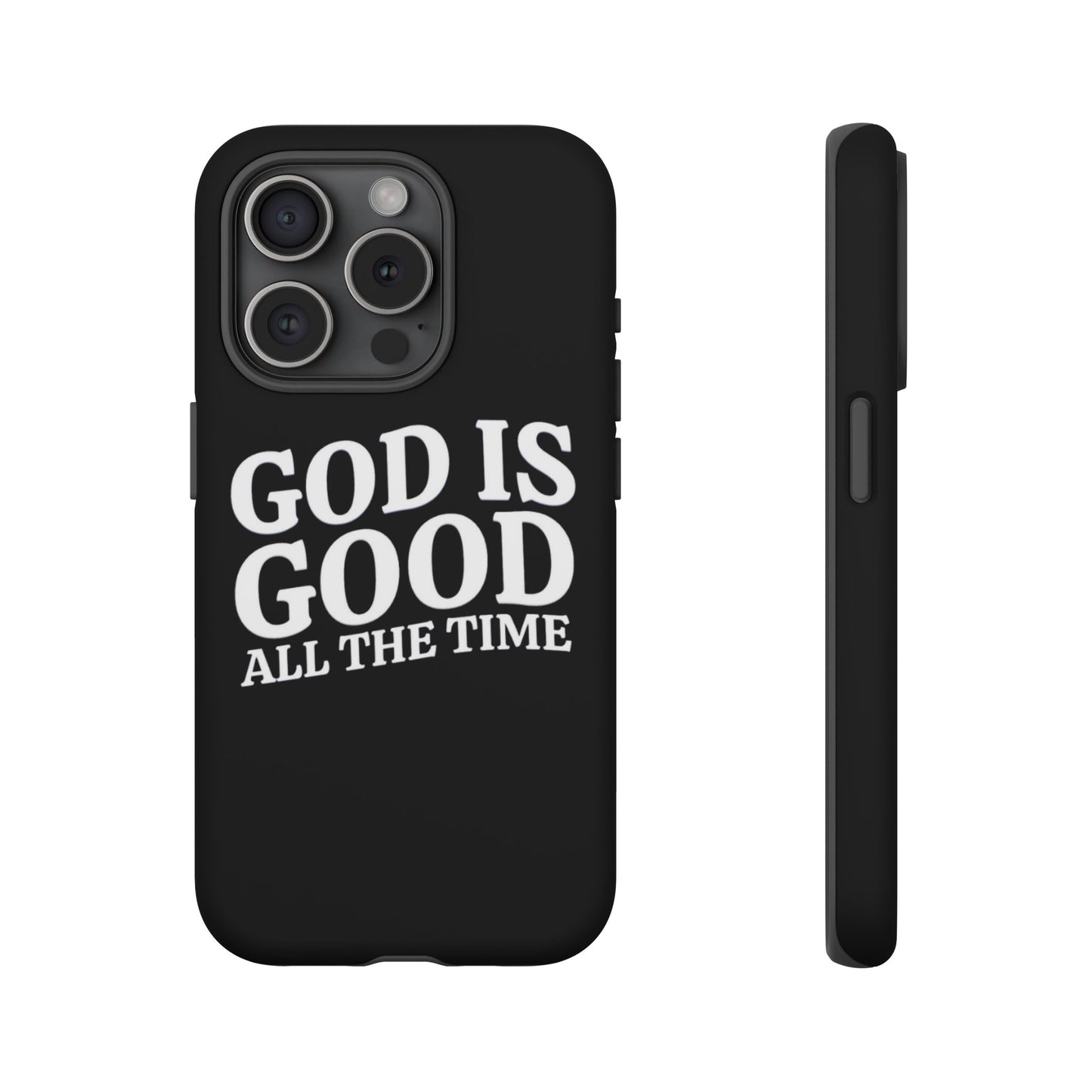 God Is Good iPhone Phone Case (Black)