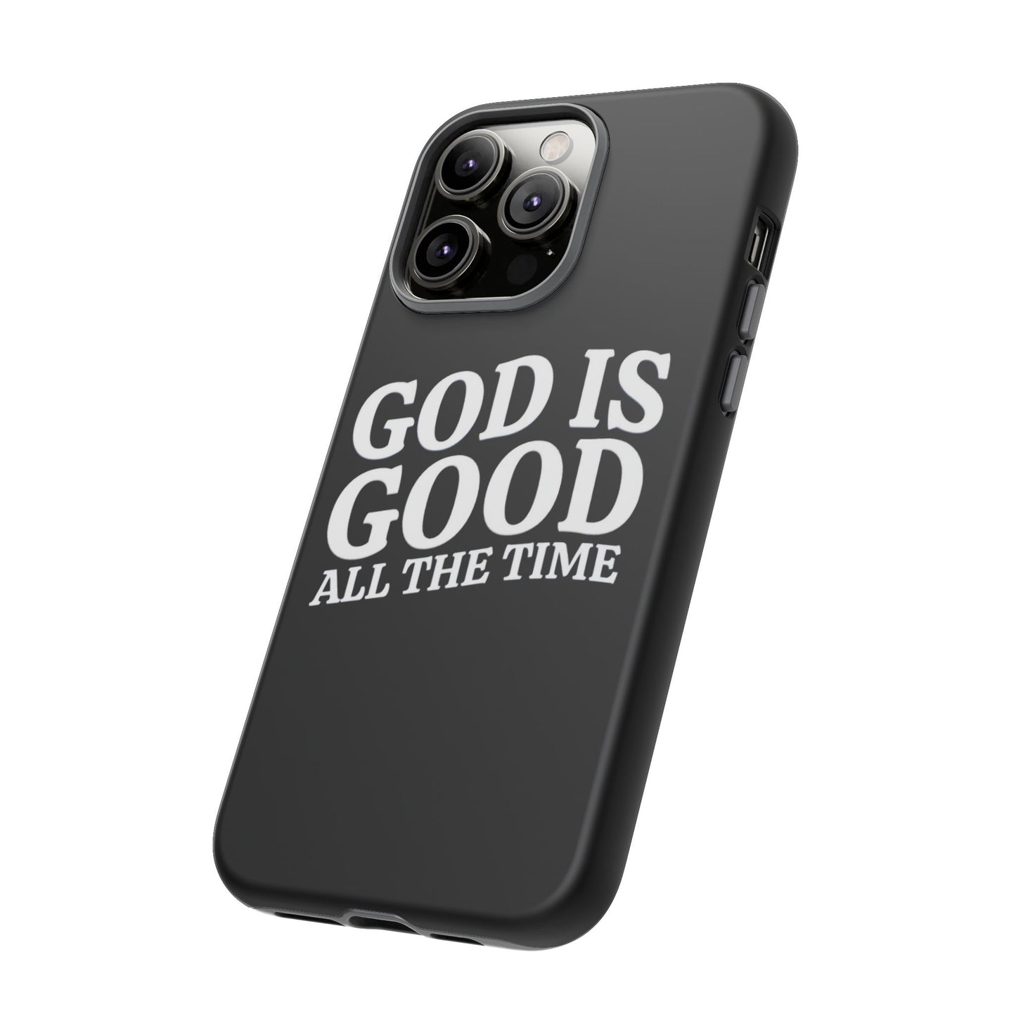 God Is Good iPhone Phone Case (Black)