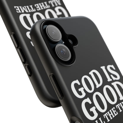 God Is Good iPhone Phone Case (Black)