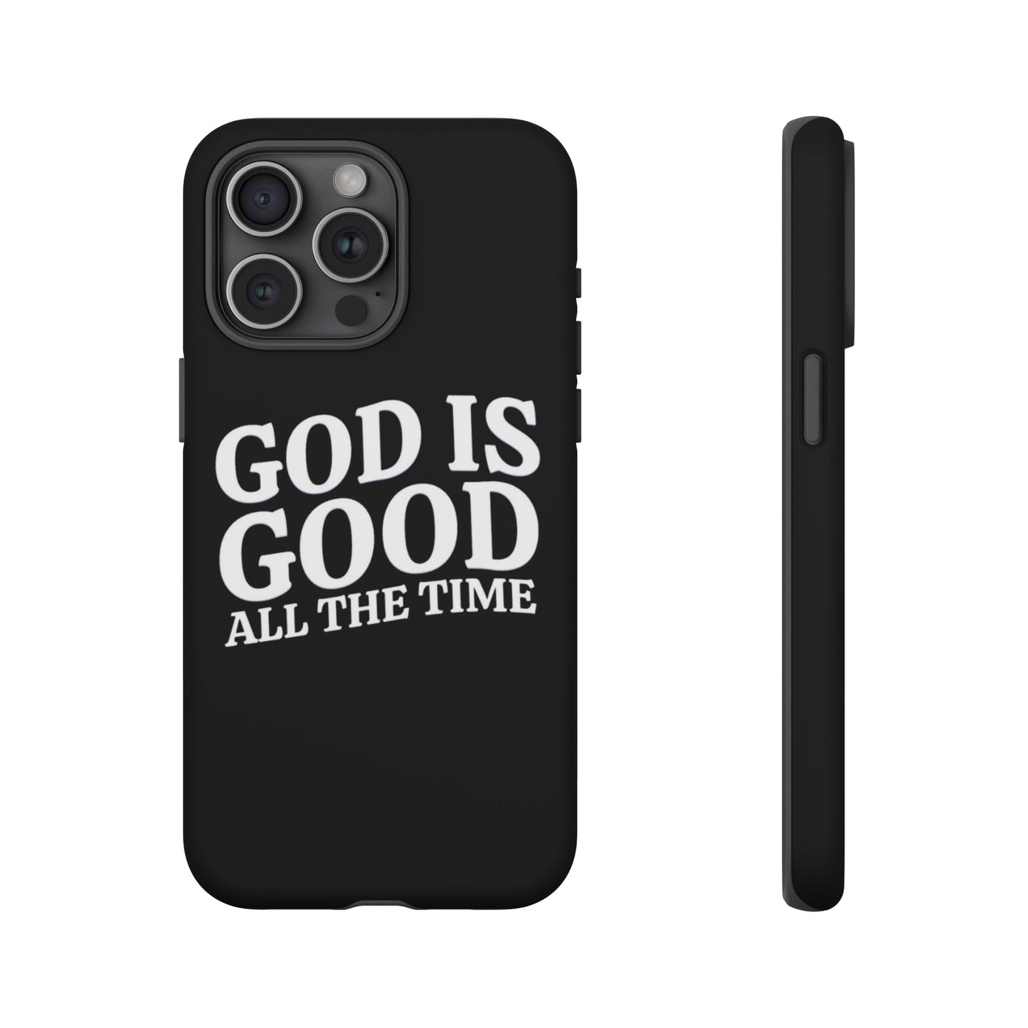 God Is Good iPhone Phone Case (Black)