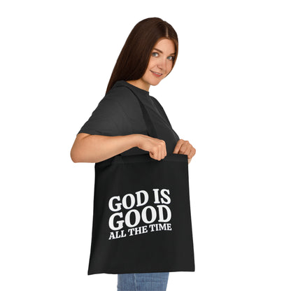 Black God Is Good Tote Bag