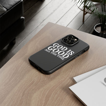 God Is Good iPhone Phone Case (Black)