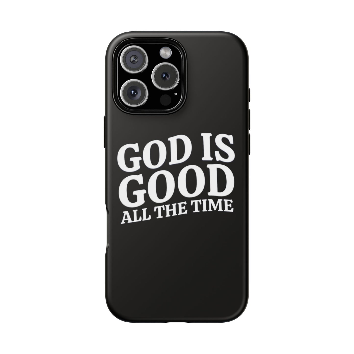 God Is Good iPhone Phone Case (Black)